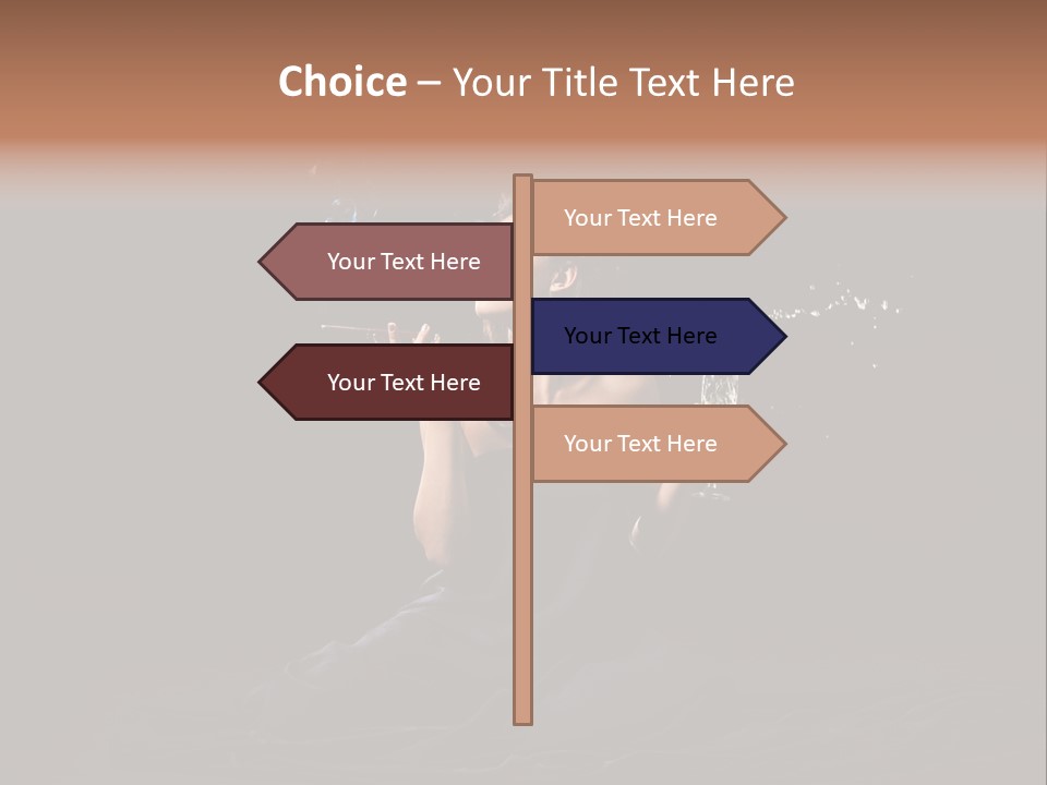 Female Studio Young PowerPoint Template