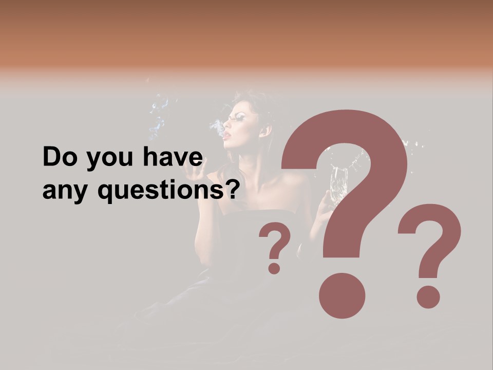 Female Studio Young PowerPoint Template