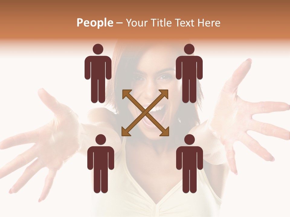 Corporate Human Toon PowerPoint Template