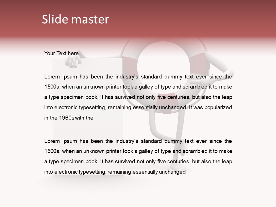 Red River Emergency PowerPoint Template