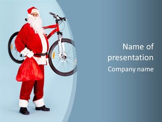 Wearing Happy Red PowerPoint Template