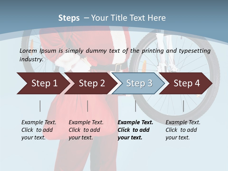 Wearing Happy Red PowerPoint Template