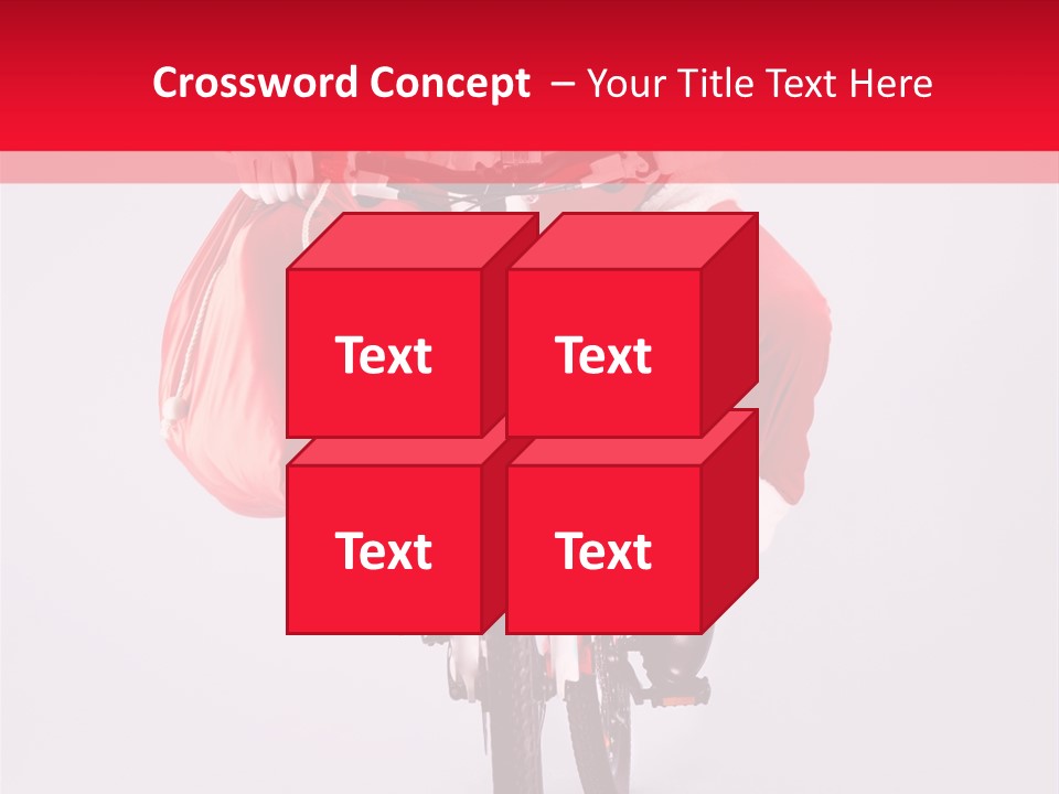 Santa Smiling December PowerPoint Template