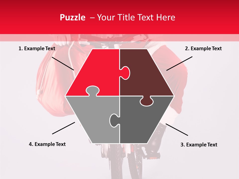 Santa Smiling December PowerPoint Template