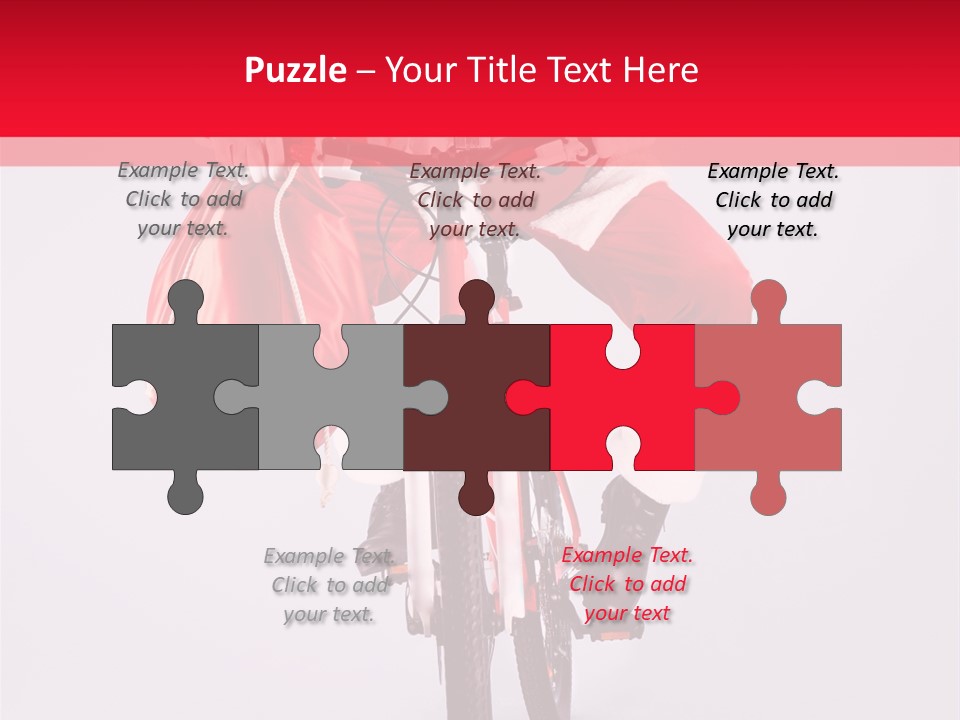 Santa Smiling December PowerPoint Template