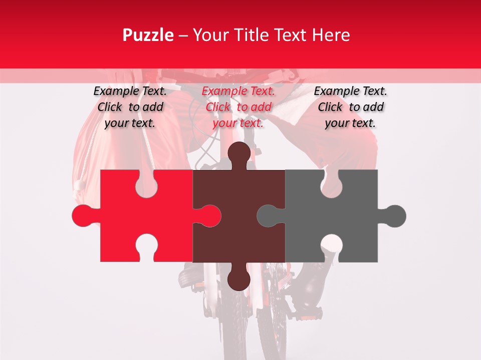 Santa Smiling December PowerPoint Template