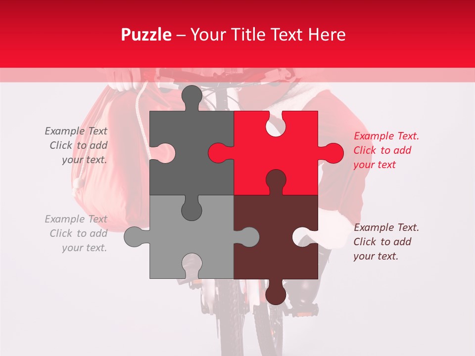 Santa Smiling December PowerPoint Template