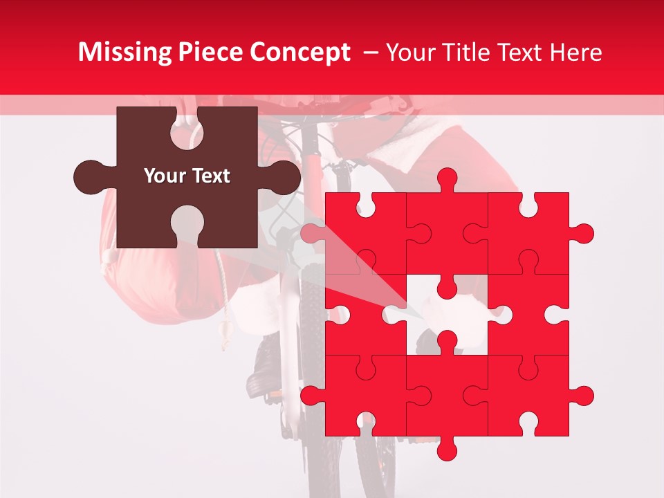 Santa Smiling December PowerPoint Template