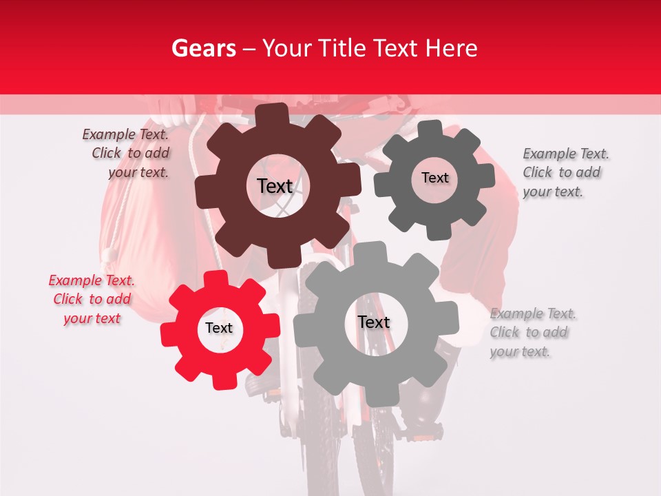 Santa Smiling December PowerPoint Template