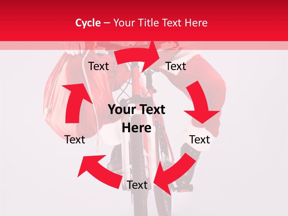 Santa Smiling December PowerPoint Template