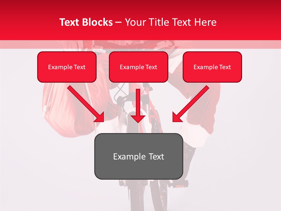 Santa Smiling December PowerPoint Template