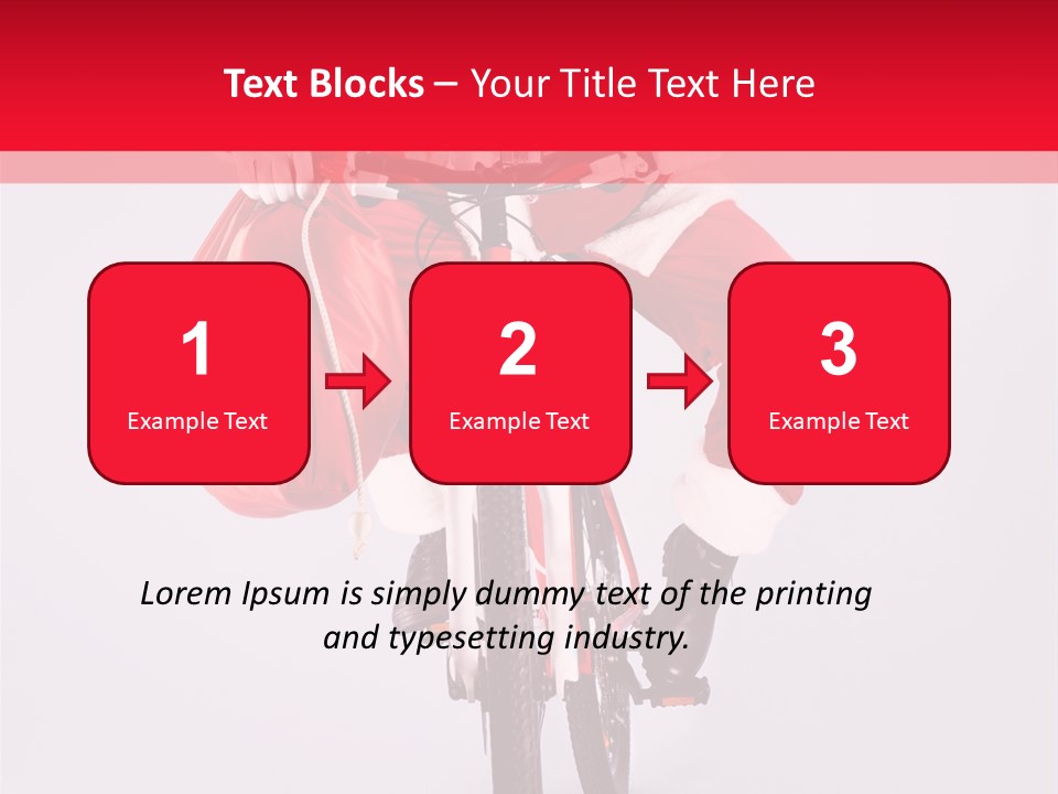 Santa Smiling December PowerPoint Template