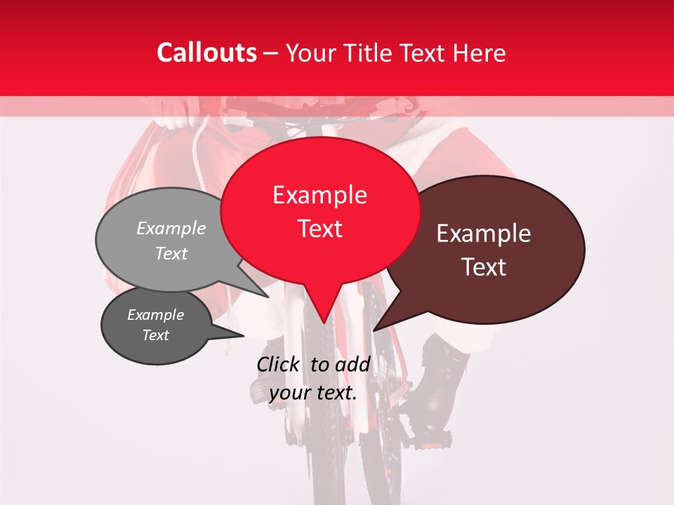 Santa Smiling December PowerPoint Template