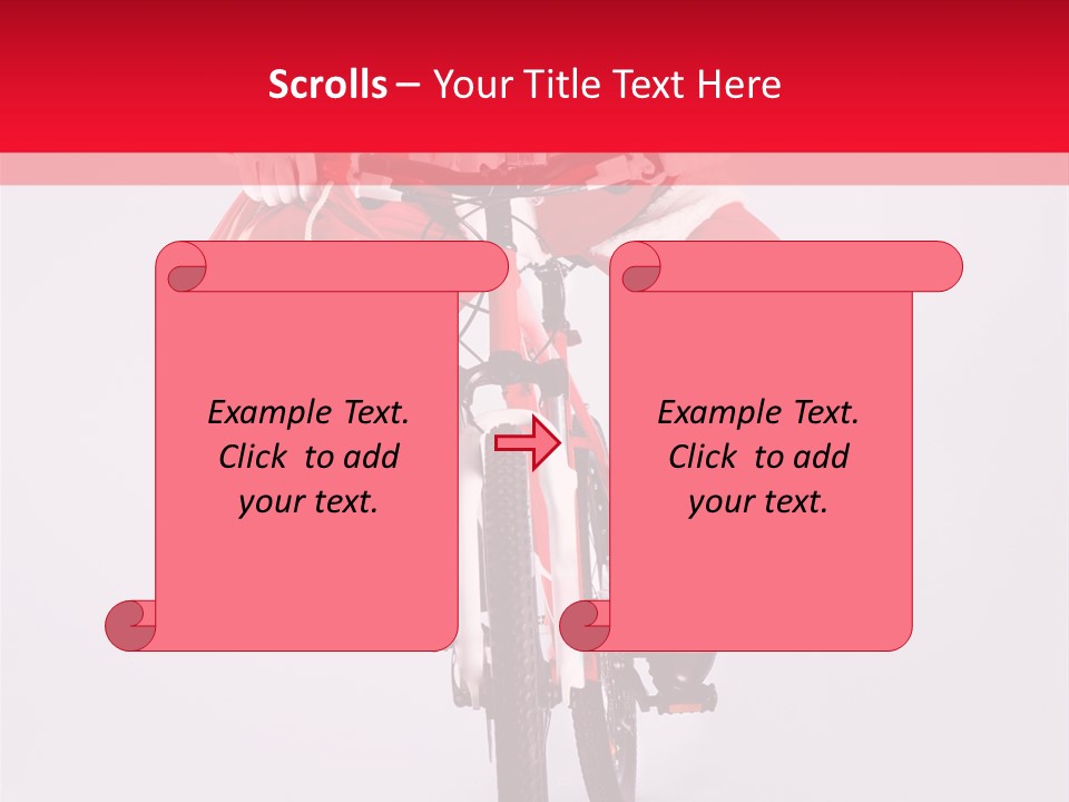 Santa Smiling December PowerPoint Template
