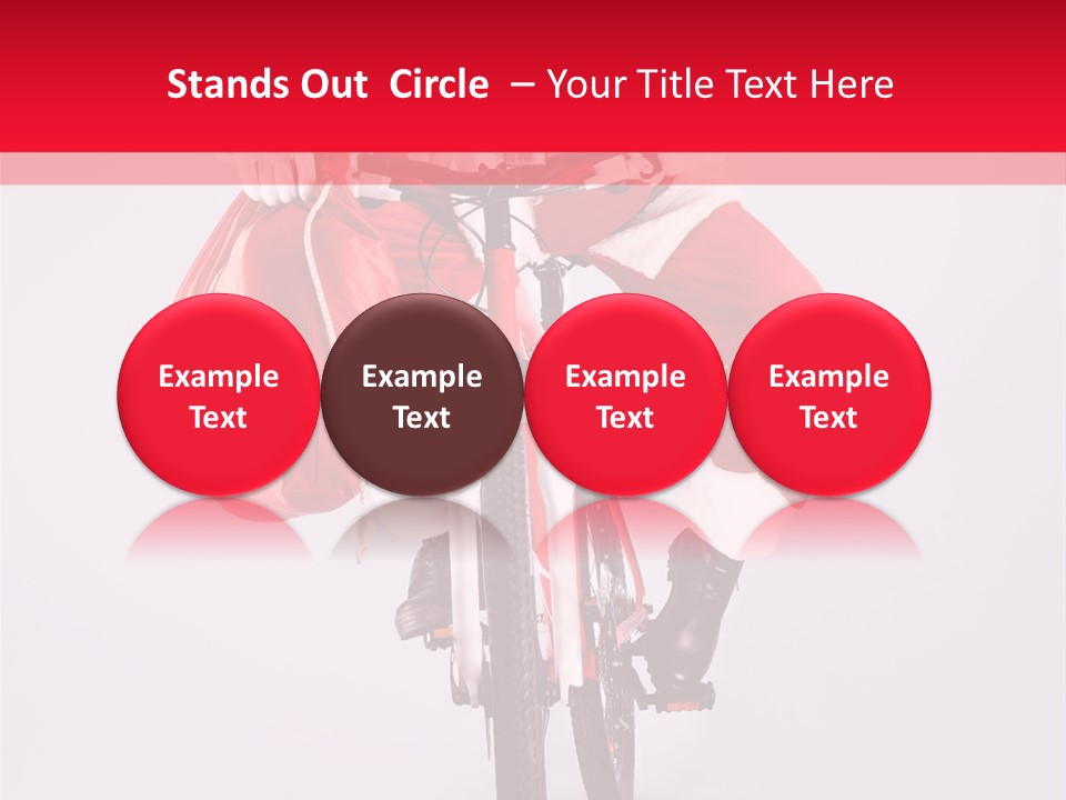 Santa Smiling December PowerPoint Template