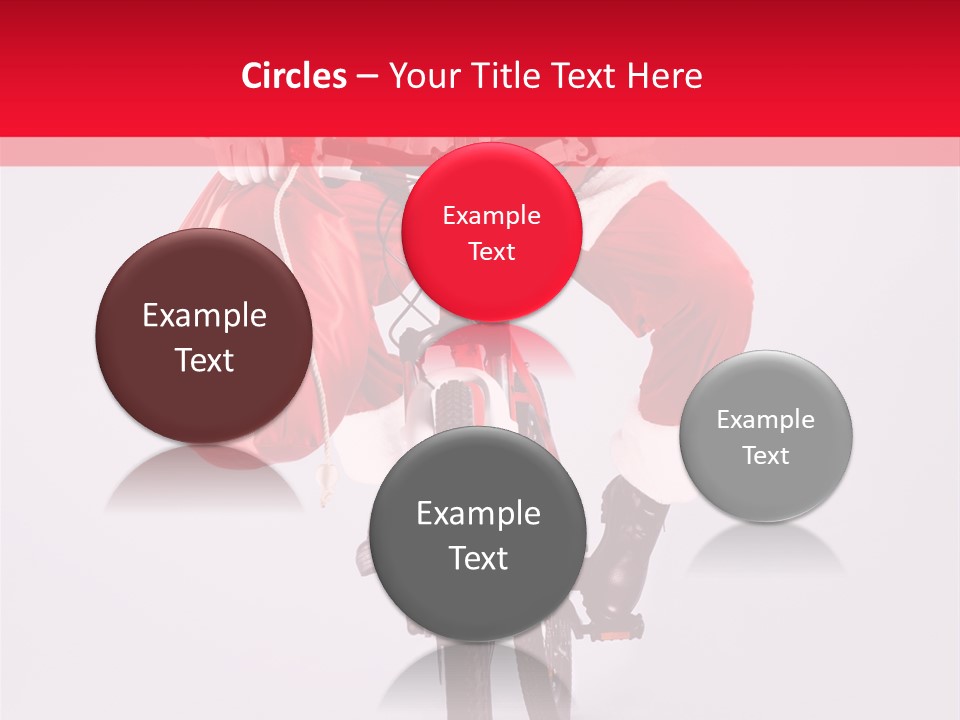 Santa Smiling December PowerPoint Template