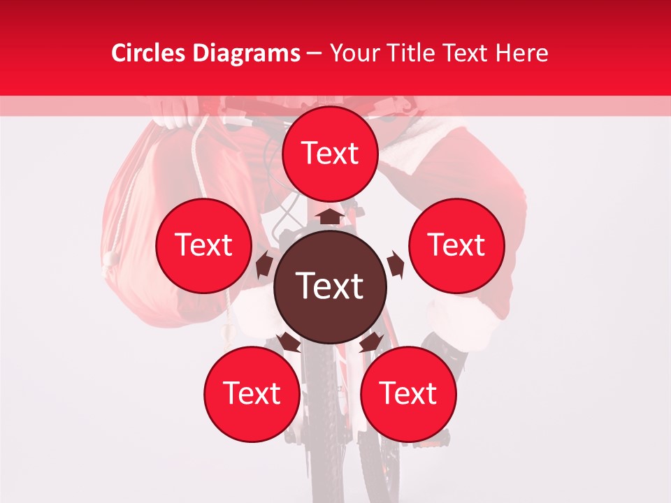 Santa Smiling December PowerPoint Template