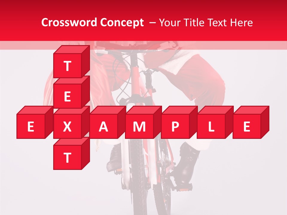 Santa Smiling December PowerPoint Template