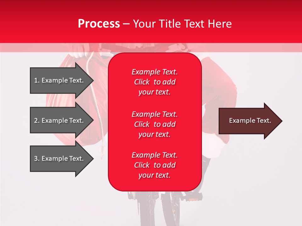 Santa Smiling December PowerPoint Template