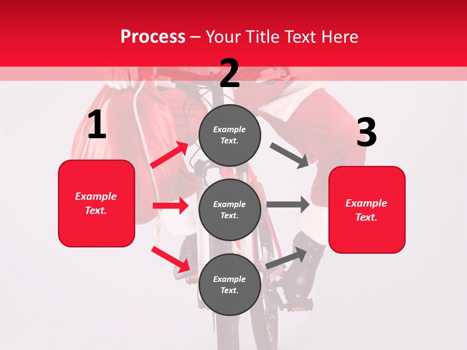 Santa Smiling December PowerPoint Template
