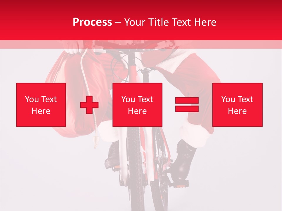Santa Smiling December PowerPoint Template