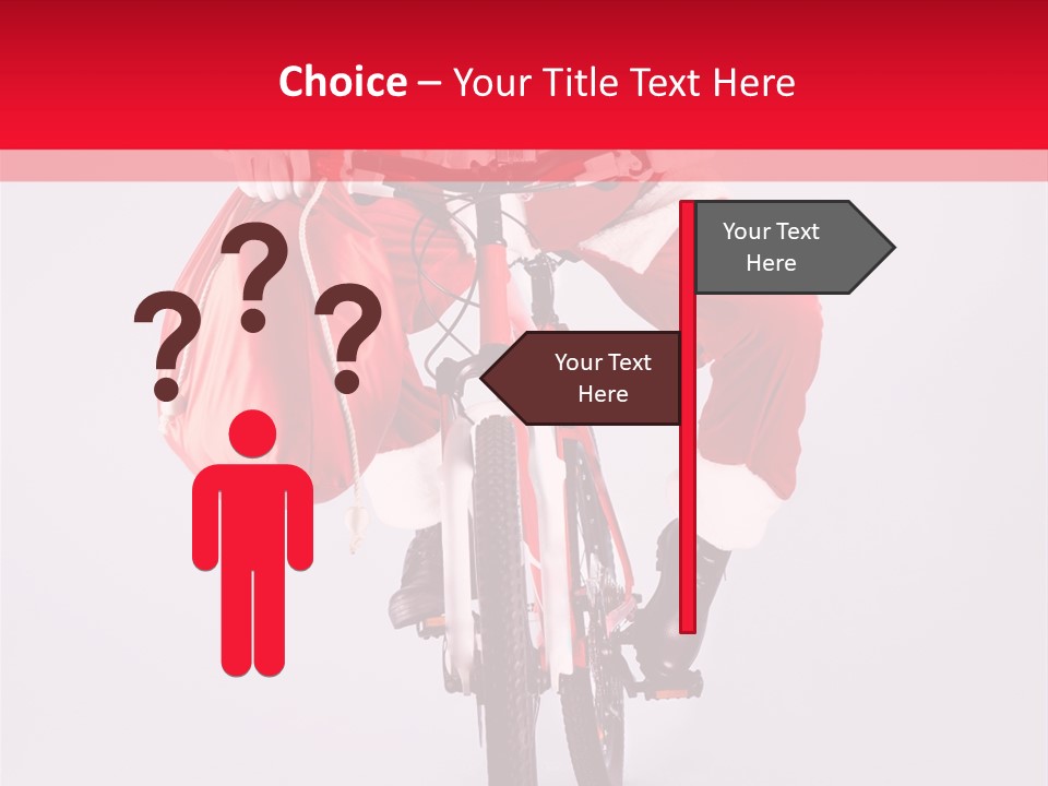 Santa Smiling December PowerPoint Template