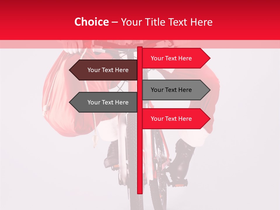 Santa Smiling December PowerPoint Template