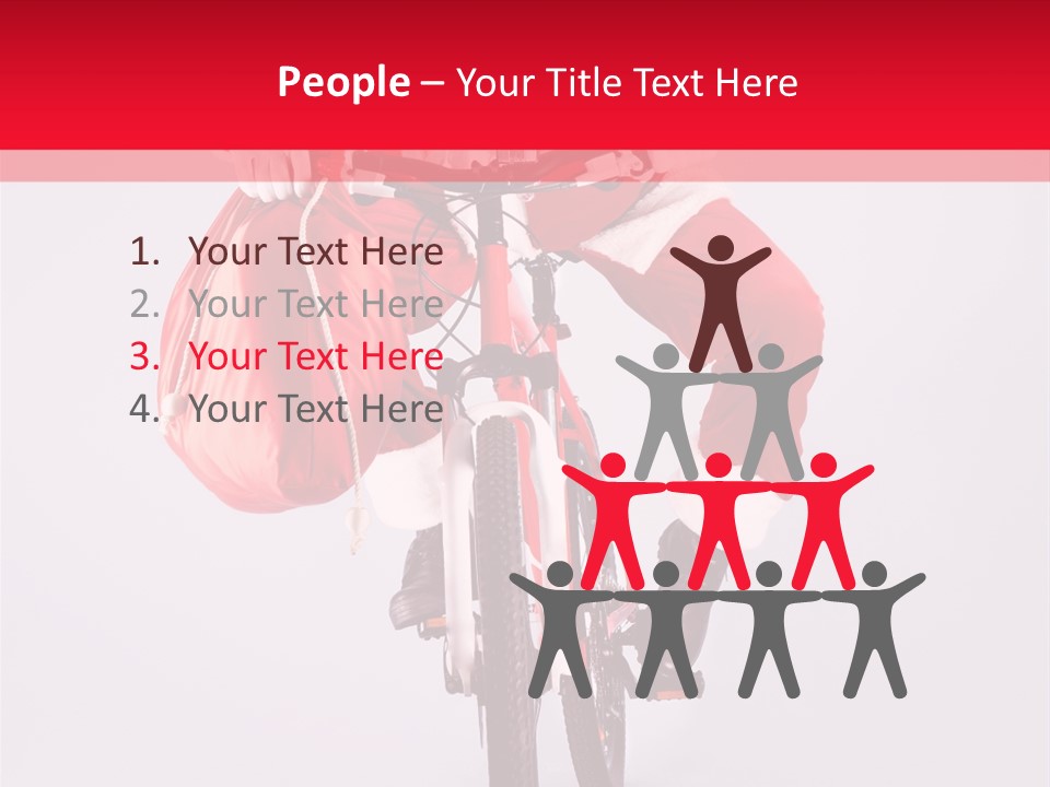 Santa Smiling December PowerPoint Template