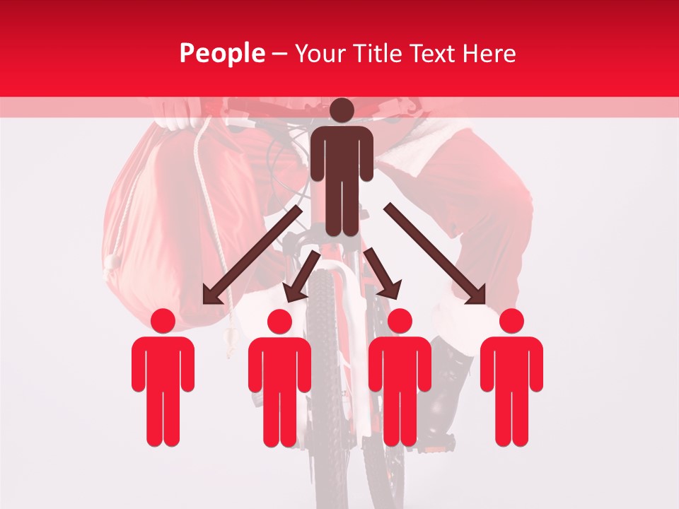 Santa Smiling December PowerPoint Template