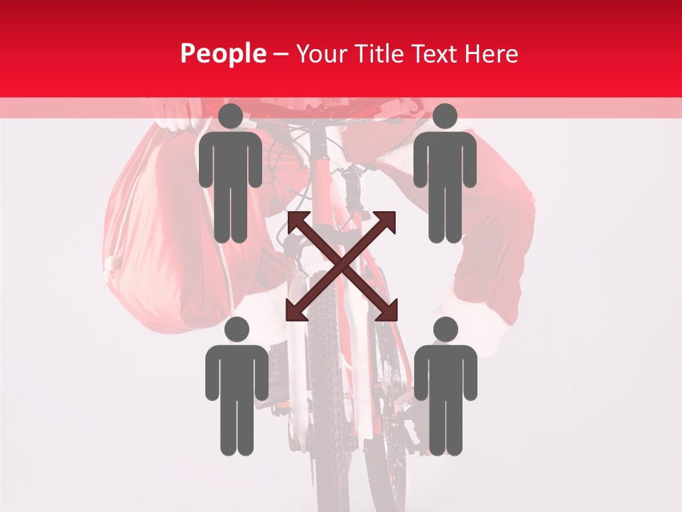 Santa Smiling December PowerPoint Template