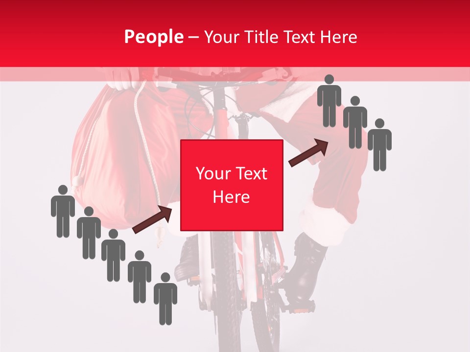 Santa Smiling December PowerPoint Template