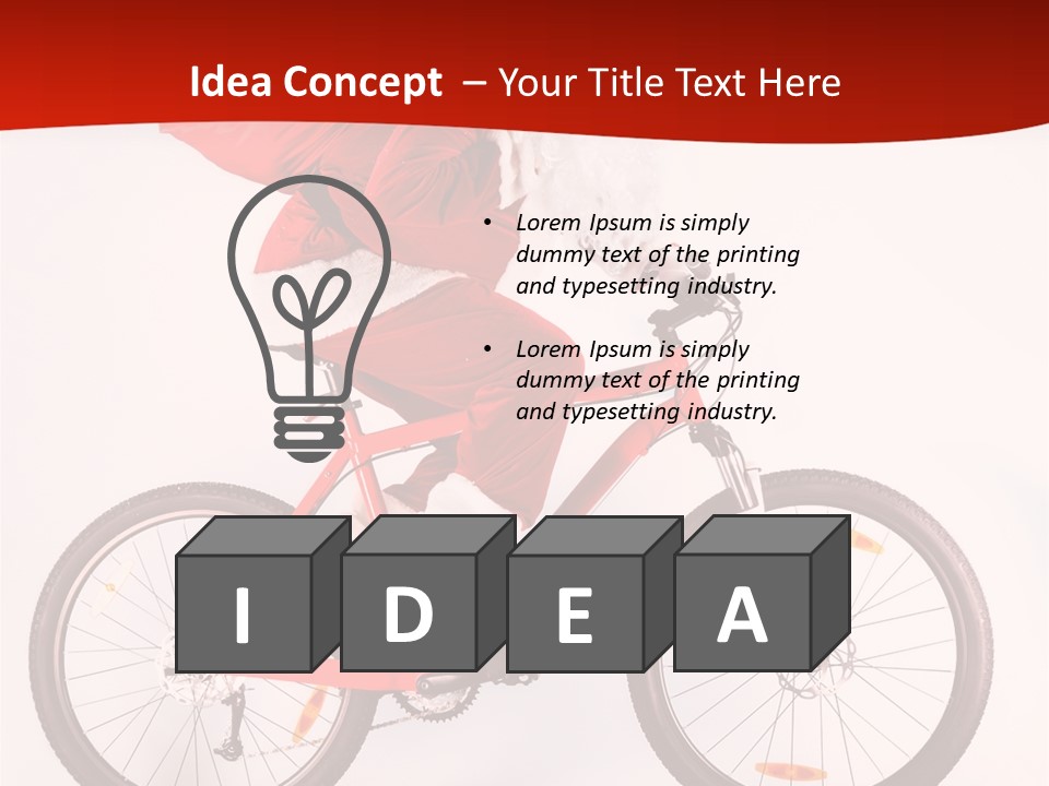 Smart Isolated Red PowerPoint Template