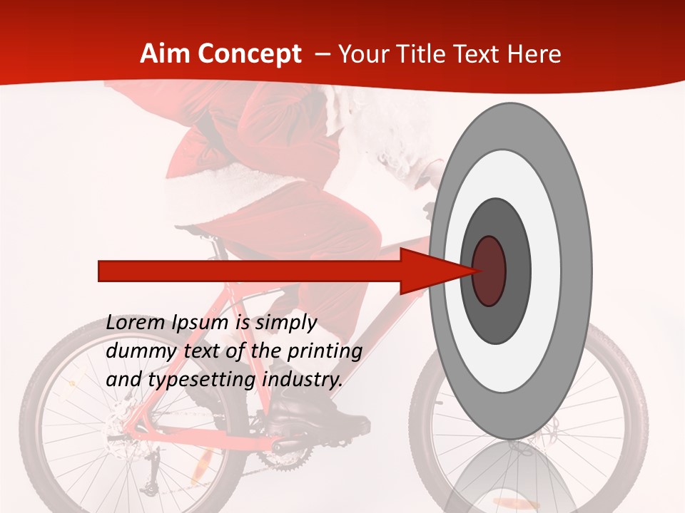 Smart Isolated Red PowerPoint Template