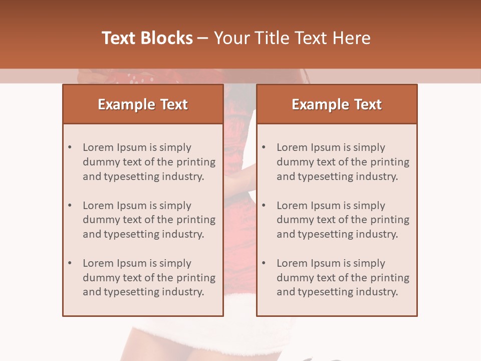 Help Holiday Smiling PowerPoint Template