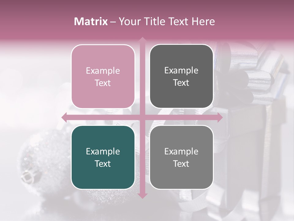 Santa Snow Box PowerPoint Template