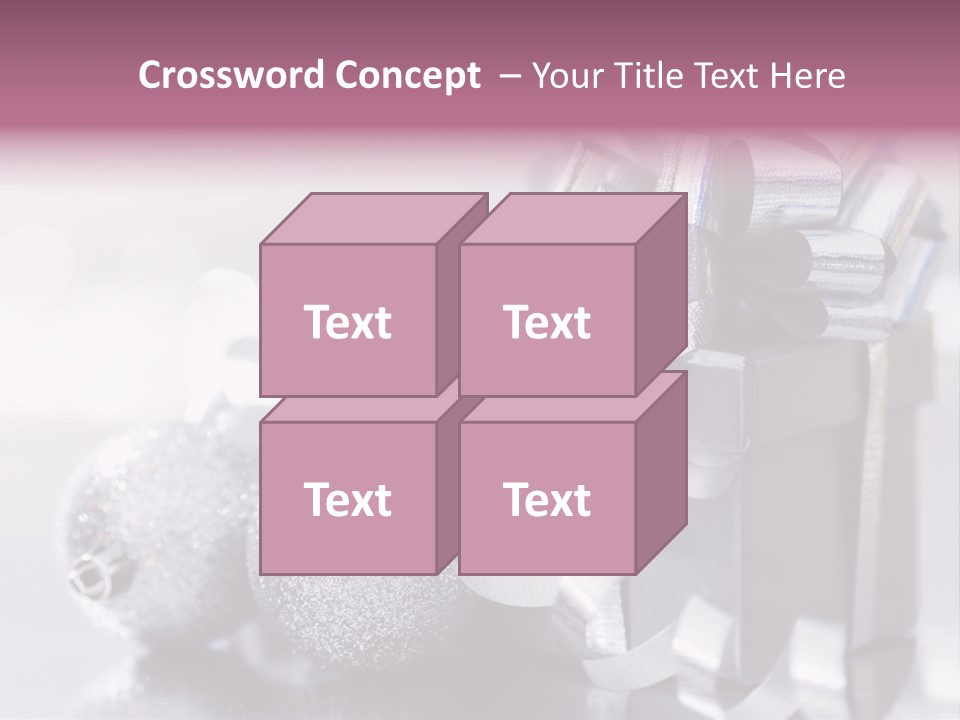 Santa Snow Box PowerPoint Template