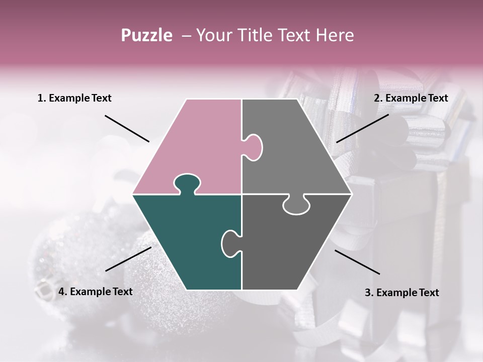 Santa Snow Box PowerPoint Template