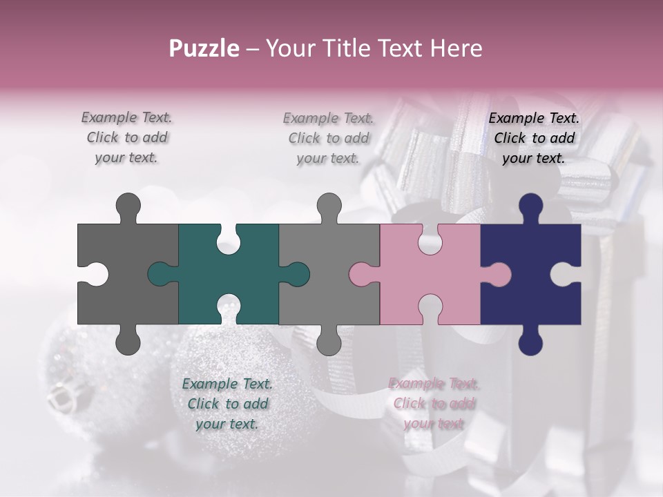 Santa Snow Box PowerPoint Template