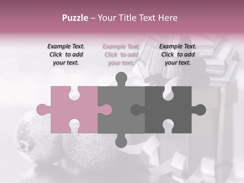 Santa Snow Box PowerPoint Template