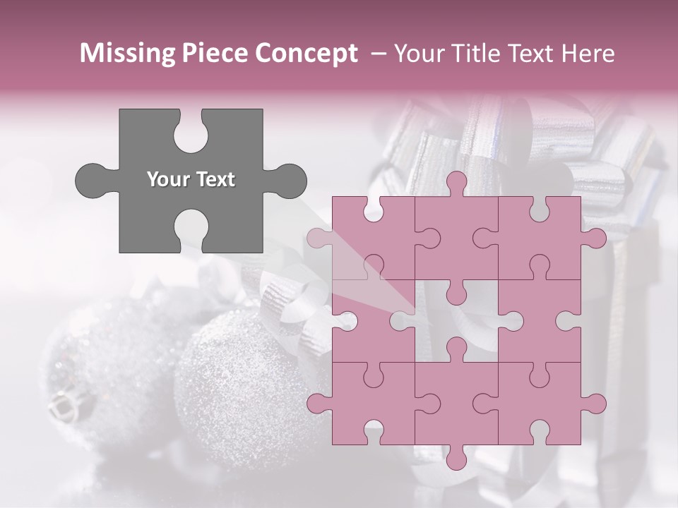 Santa Snow Box PowerPoint Template