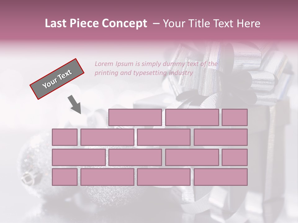 Santa Snow Box PowerPoint Template