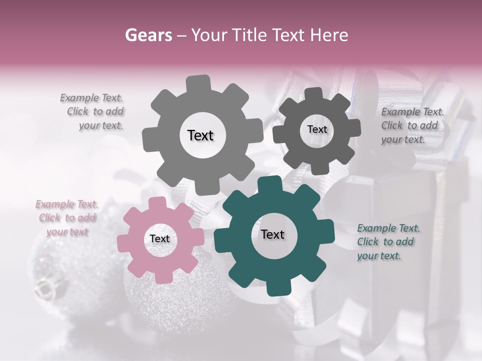 Santa Snow Box PowerPoint Template