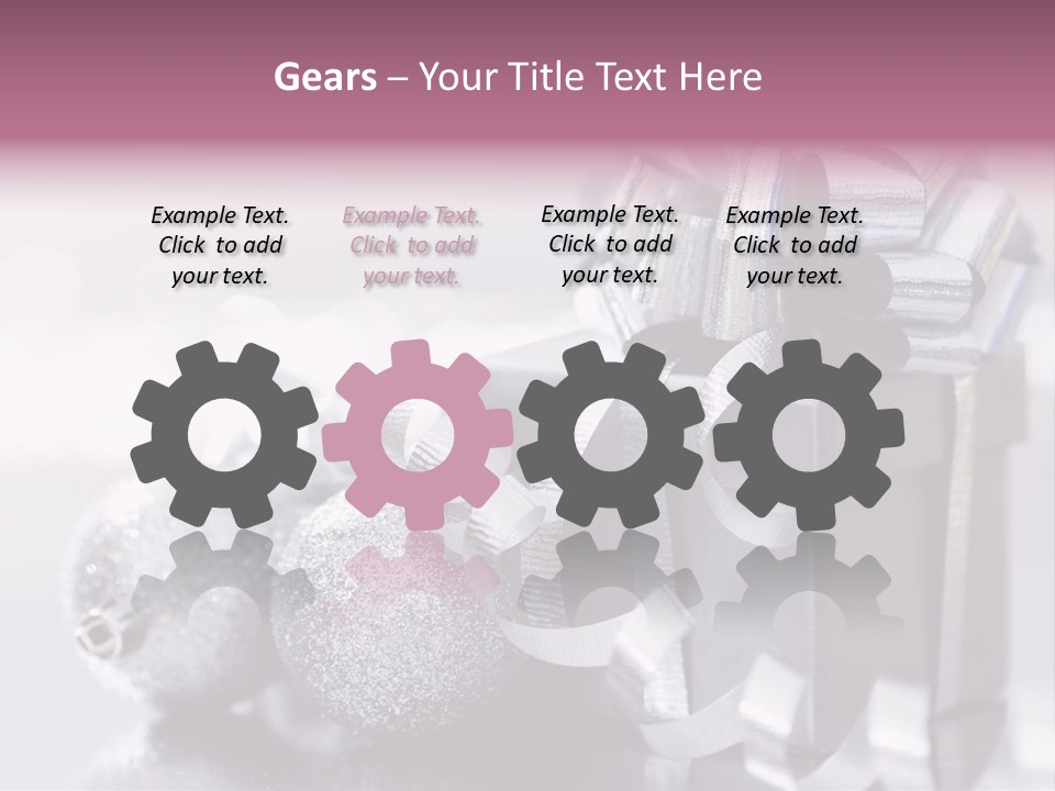 Santa Snow Box PowerPoint Template