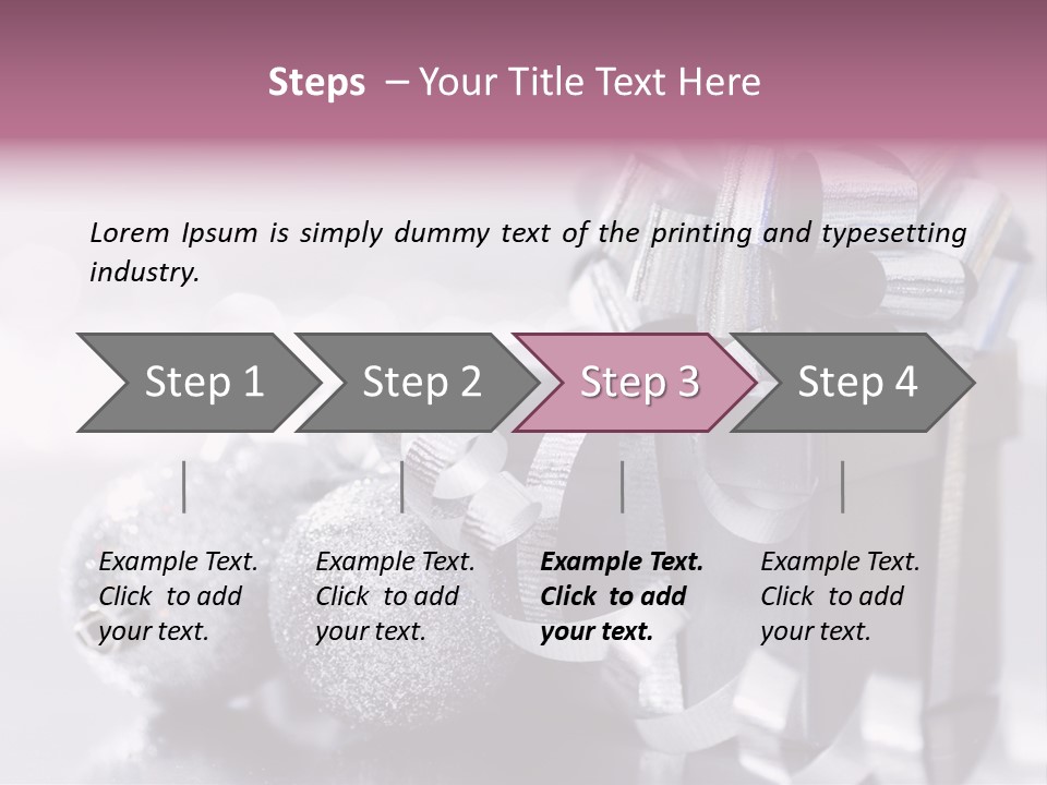 Santa Snow Box PowerPoint Template
