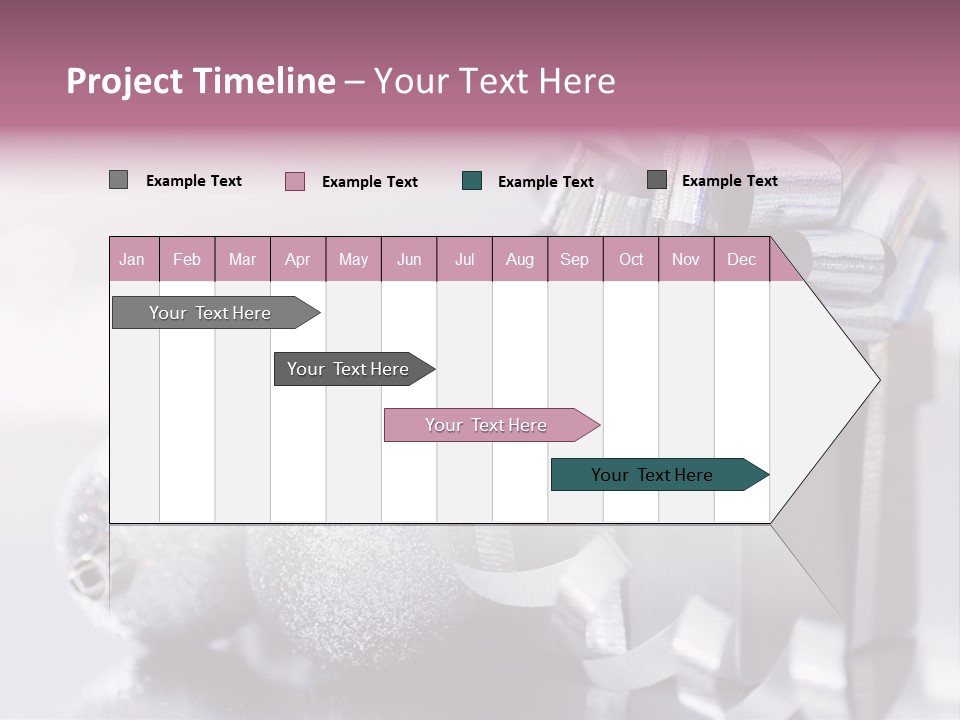 Santa Snow Box PowerPoint Template