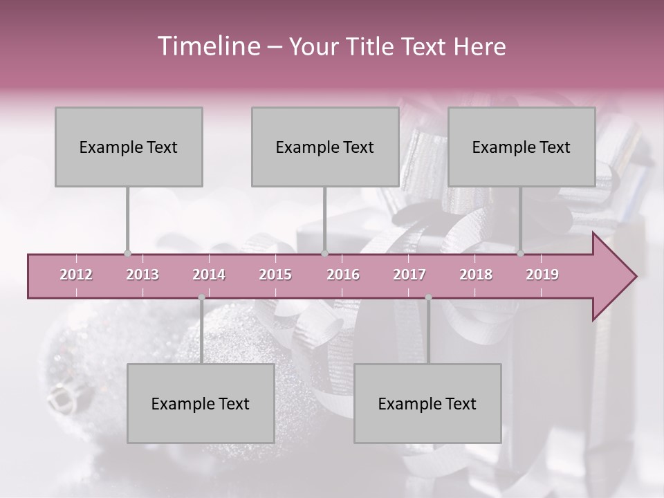 Santa Snow Box PowerPoint Template