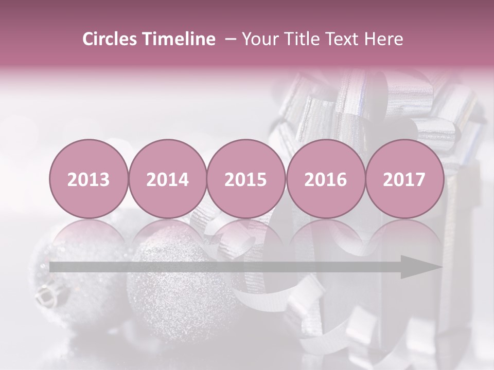 Santa Snow Box PowerPoint Template