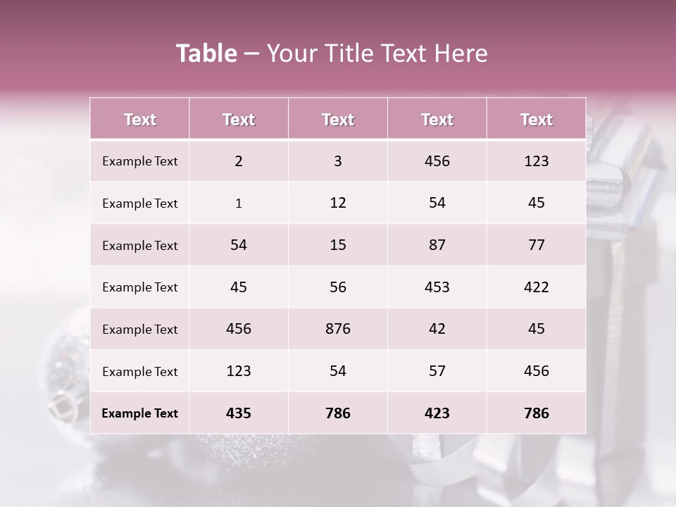 Santa Snow Box PowerPoint Template