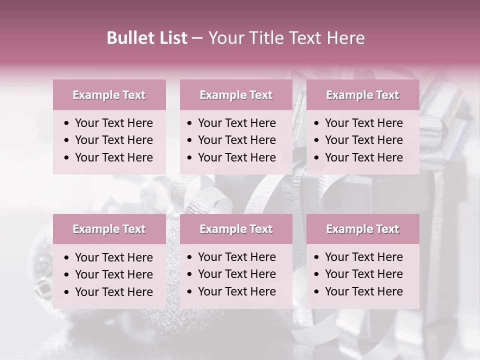 Santa Snow Box PowerPoint Template