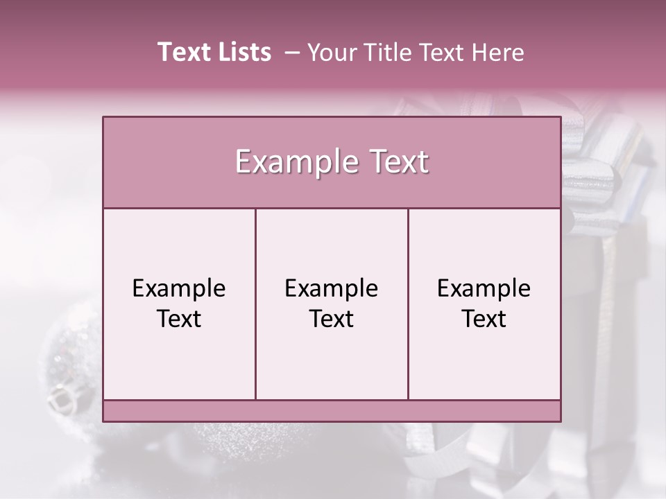Santa Snow Box PowerPoint Template